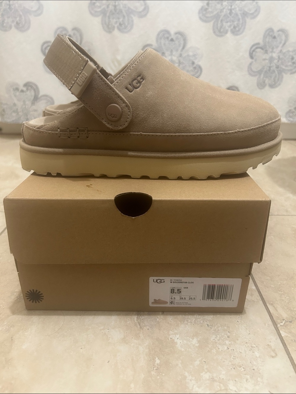 UGG Goldenstar Slip-On Clog - Sand (women’s) - Picture 4 of 12
